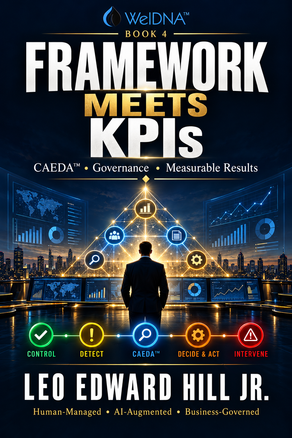 Book 4 — FRAMEWORK MEETS KPIs front cover by Leo Edward Hill Jr.